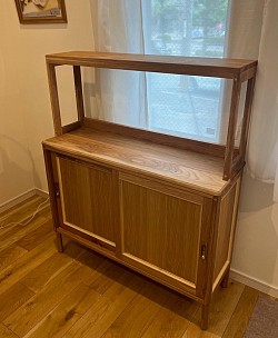 収納棚　ホワイトオーク材　一部合板　¥150,000〜　W1000mm