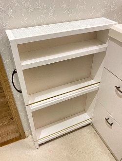 洗面隙間収納　メラミン　¥22,000〜　W550mm