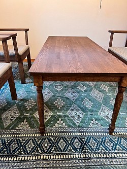 ソファテーブル　タモ材（板目）¥75,000〜　W1500mm